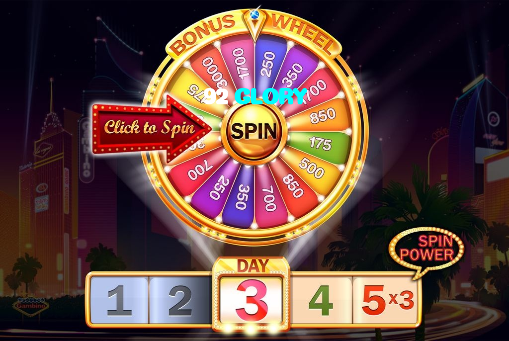 92 GLORY casino presented on mobile device in Pakistan with slots and live games